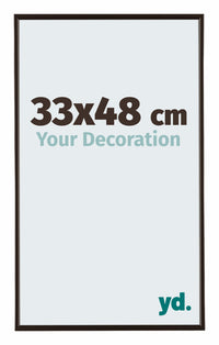 Evry Plástico Marco de Fotos 33x48cm Antracita Delantera Tamano | Yourdecoration.es