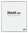 Evry Plastico Marco de Fotos 35x45cm Plateado Parte delantera Tamano | Yourdecoration.es