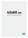 Evry Plastico Marco de Fotos 42x60cm Blanco muy brillante Parte delantera Tamano | Yourdecoration.es