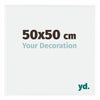 Evry Plastico Marco de Fotos 50x50cm Blanco muy brillante Parte delantera Tamano | Yourdecoration.es