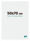 Evry Plastico Marco de Fotos 50x70cm Blanco muy brillante Parte delantera Tamano | Yourdecoration.es