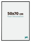 Evry Plastico Marco de Fotos 50x70cm Negro Mat Parte delantera Tamano | Yourdecoration.es