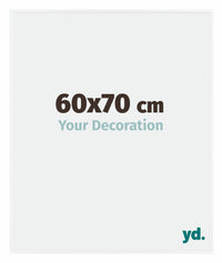 Evry Plastico Marco de Fotos 60x70cm Blanco muy brillante Parte delantera Tamano | Yourdecoration.es