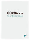 Evry Plastico Marco de Fotos 60x84cm Blanco muy brillante Parte delantera Tamano | Yourdecoration.es