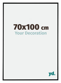 Evry Plastico Marco de Fotos 70x100cm Negro Mat Parte delantera Tamano | Yourdecoration.es