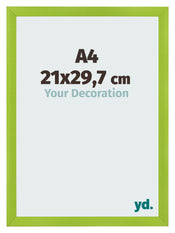 Marco De Fotos A4 - 21x29,7 cm - Verde - MDF - Pisa