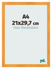 Marco De Fotos A4 - 21x29,7 cm - Naranja - MDF - Pisa