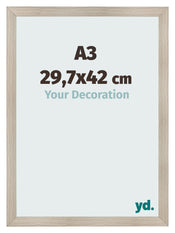 Marco De Fotos A3 - 29,7x42 cm - Roble Claro - MDF - Pisa