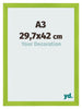 Marco De Fotos A3 - 29,7x42 cm - Verde - MDF - Pisa