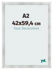 Marco De Fotos A2 - 42x59,4 cm - Aluminio Cepillado - MDF - Pisa