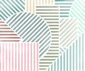 Fotomural Jeux de Lignes Bonbon 300x250cm FLX6 039 | Yourdecoration.es