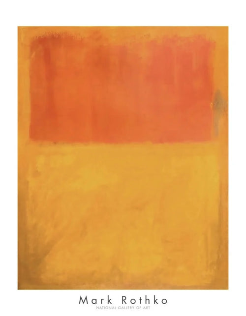 Impresion del Arte Mark Rothko Orange and Tan 1954 71x91cm MKR 905 | Yourdecoration.es