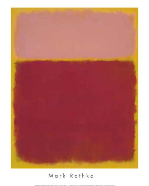Impresion del Arte Mark Rothko Untitled No 17 1961 61x76cm MKR 957 | Yourdecoration.es