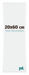 Kent Aluminio Marco de Fotos 20x60cm Blanco muy brillante Parte delantera Tamano | Yourdecoration.es