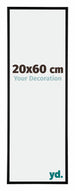 Kent Aluminio Marco de Fotos 20x60cm Negro Mat Parte delantera Tamano | Yourdecoration.es