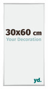 Kent Aluminio Marco de Fotos 30x60cm Plateado muy brillante Parte delantera Tamano | Yourdecoration.es