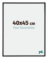 Kent Aluminio Marco de Fotos 40x45cm Negro Mat Parte delantera Tamano | Yourdecoration.es