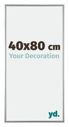 Kent Aluminio Marco de Fotos 40x80cm Platino Parte delantera Tamano | Yourdecoration.es