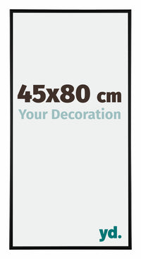 Kent Aluminio Marco de Fotos 45x80cm Negro Mat Parte delantera Tamano | Yourdecoration.es