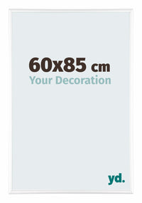 Kent Aluminio Marco de Fotos 60x85cm Blanco Brillante Delantera Tamano | Yourdecoration.es