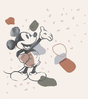 Komar Fotomural Tejido No Tejido Iadx5 045 Mickey Organic Shapes | Yourdecoration.es