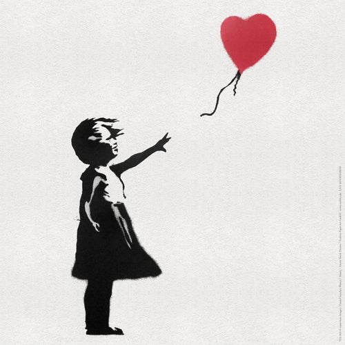 Impresión del Arte Banksy - Girl with Balloon 50x50cm