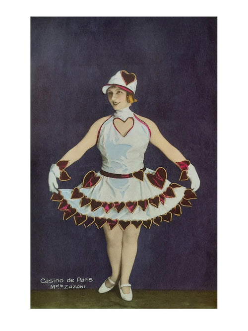 Impresión del Arte - Casino de Paris Mlle Zazani ll 30x40cm