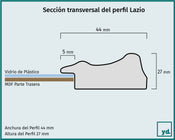 Lazio Detalle Seccion Transversal Dibujo | Yourdecoration.es
