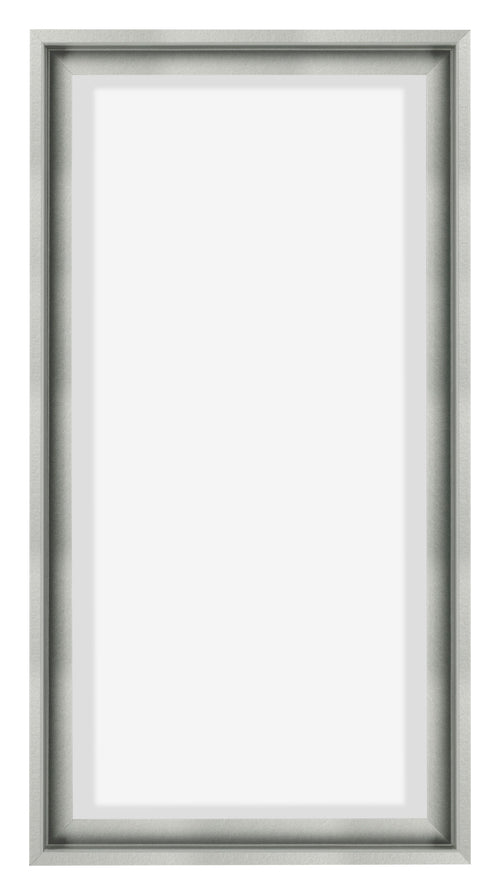 Lyon MDF Marco Flotante 1 2 Plateado Mate Delantera | Yourdecoration.es