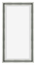 Lyon MDF Marco Flotante 1 2 Plateado Mate Delantera | Yourdecoration.es