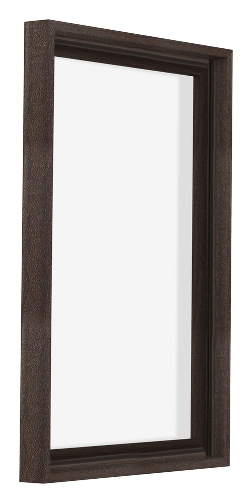 Lyon MDF Marco Flotante 2 3 Roble Oscuro Delantera Oblicuo | Yourdecoration.es