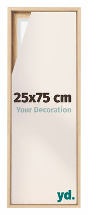 Lyon MDF Marco Flotante 25x75cm Haya Delantera Tamano | Yourdecoration.es