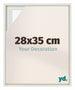 Lyon MDF Marco Flotante 28x35cm Blanco Mate Delantera Tamano | Yourdecoration.es