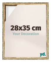 Lyon MDF Marco Flotante 28x35cm Dorado Antiguo Delantera Tamano | Yourdecoration.es