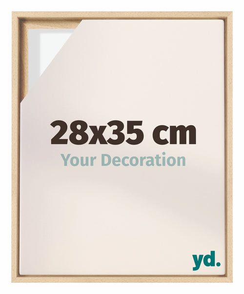 Lyon MDF Marco Flotante 28x35cm Haya Delantera Tamano | Yourdecoration.es