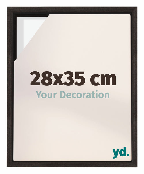 Lyon MDF Marco Flotante 28x35cm Roble Oscuro Delantera Tamano | Yourdecoration.es