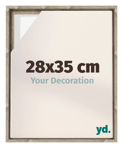 Lyon MDF Marco Flotante 28x35cm Roble Sonoma Delantera Tamano | Yourdecoration.es