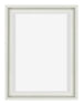 Lyon MDF Marco Flotante 3 4 Blanco Mate Delantera | Yourdecoration.es
