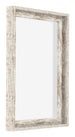Lyon MDF Marco Flotante 3 4 Blanco Vintage Delantera Oblicuo | Yourdecoration.es