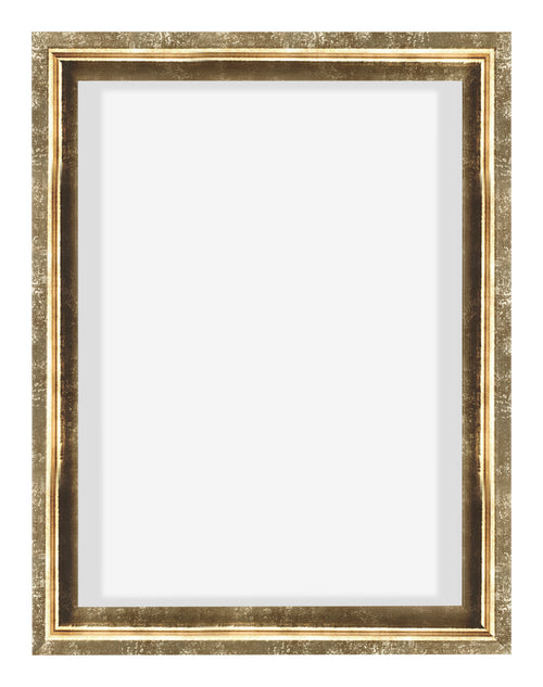 Lyon MDF Marco Flotante 3 4 Dorado Antiguo Delantera | Yourdecoration.es