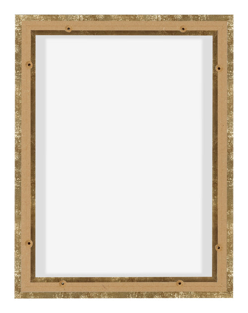 Lyon MDF Marco Flotante 3 4 Dorado Antiguo Trasera | Yourdecoration.es