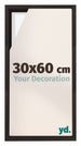 Lyon MDF Marco Flotante 30x60cm Roble Oscuro Delantera Tamano | Yourdecoration.es