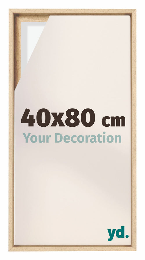 Lyon MDF Marco Flotante 40x80cm Haya Delantera Tamano | Yourdecoration.es