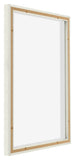 Lyon MDF Marco Flotante 5 7 Blanco Lavado Trasera Oblicuo | Yourdecoration.es
