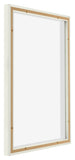 Lyon MDF Marco Flotante 5 7 Blanco Mate Trasera Oblicuo | Yourdecoration.es