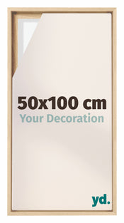Lyon MDF Marco Flotante 50x100cm Haya Delantera Tamano | Yourdecoration.es