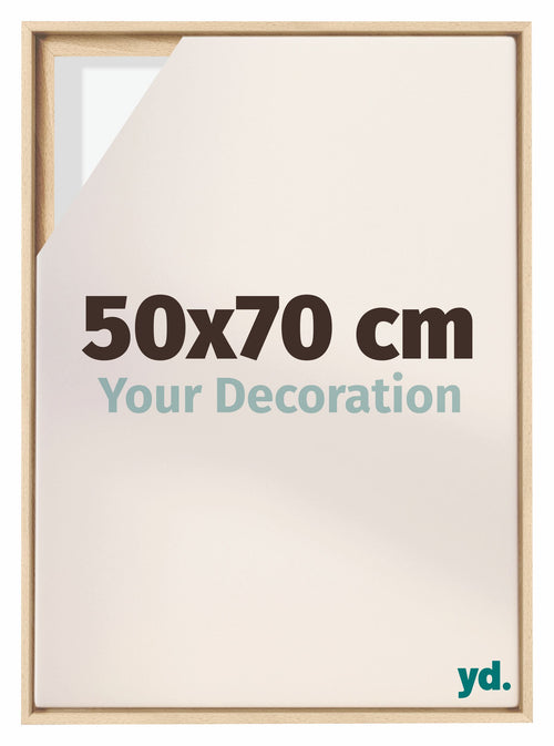 Lyon MDF Marco Flotante 50x70cm Haya Delantera Tamano | Yourdecoration.es