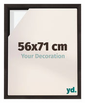 Lyon MDF Marco Flotante 56x71cm Roble Oscuro Delantera Tamano | Yourdecoration.es