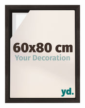 Lyon MDF Marco Flotante 60x80cm Roble Oscuro Delantera Tamano | Yourdecoration.es