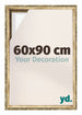 Lyon MDF Marco Flotante 60x90cm Dorado Antiguo Delantera Tamano | Yourdecoration.es